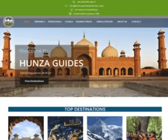 Hunzaguidespakistan.com(Hunza Guides) Screenshot