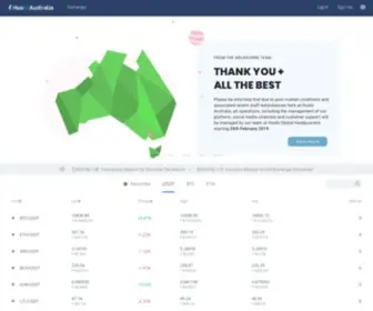 Huobi.com.au(Huobi Australia) Screenshot