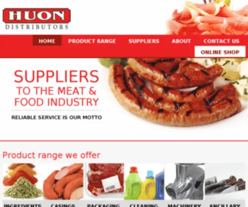 Huondistributors.com.au(Huon Distributors) Screenshot