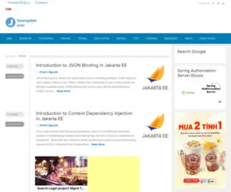 Huongdanjava.com(Huong Dan Java) Screenshot