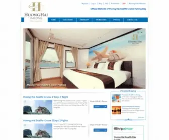 Huonghaisealifecruise.com(Huong Hai Sealife) Screenshot