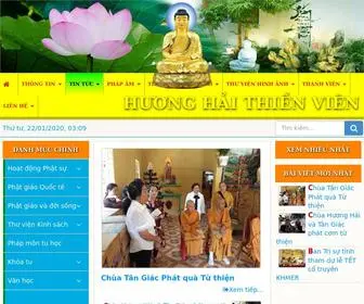 Huonghaithienvien.org.vn(Chùa) Screenshot