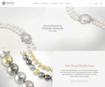Huongjewellery.vn(Fine Pearl Silver Jewelry In Hanoi) Screenshot