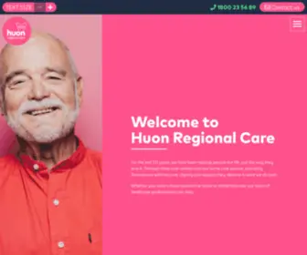Huonregionalcare.org.au(Huon Regional Care) Screenshot