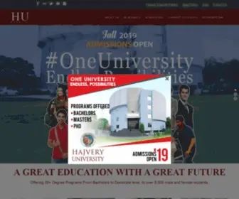 Hup.edu.pk(One of Pakistan's Top Universities) Screenshot