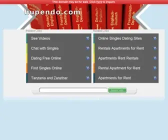 Hupendo.com(Online Dating in Tanzania) Screenshot