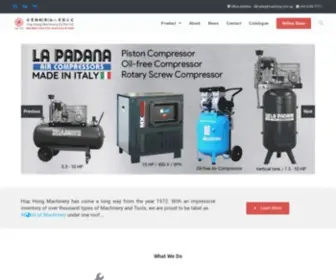 Huphong.com.sg(Hup Hong Machinery (S) Pte Ltd) Screenshot