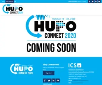 Hupo2020.org(HUPO Connect 2020 takes place on October 19) Screenshot