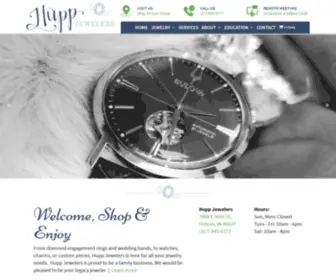 Huppjewelers.com(Hupp Jewelers) Screenshot