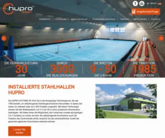 Hupro.at(Die montierten Hallen Hupro) Screenshot