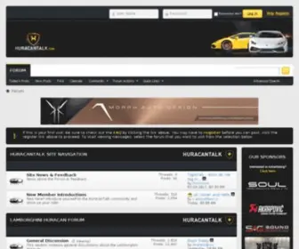 Huracantalk.com(Lamborghini Forum Huracan Talk) Screenshot