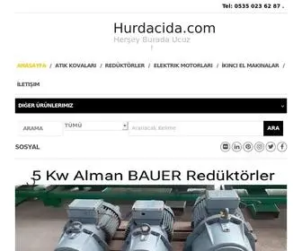 Hurdacida.com(İkinci El Redüktör Çeşitleri Alım ve Satımı) Screenshot