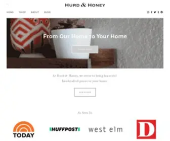 Hurdandhoney.com(Hurd & Honey) Screenshot