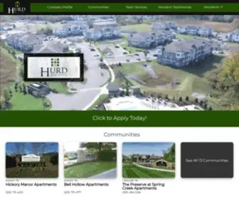 Hurdapts.com(Hurd Real Estate) Screenshot