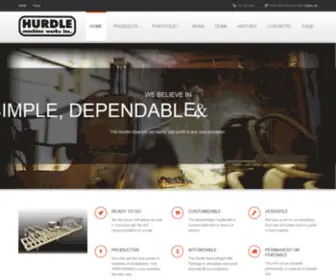Hurdlemachineworks.com(Hurdle Machine Works) Screenshot