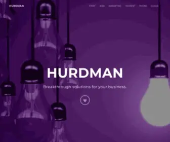 Hurdman.net(Breakthrough Solutions for Your Business) Screenshot