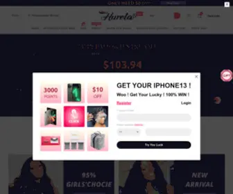 Hurela.com(Hurela Hair) Screenshot