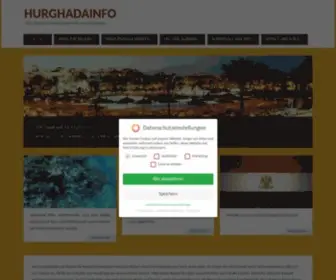 Hurghadainfo.de(Alle Infos rund um Urlaub in Hurghada machen zu Deinem kostenlosen Reiseführer für Hurghada) Screenshot