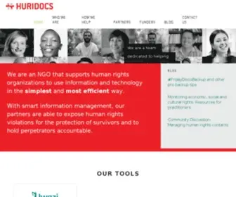 Huridocs.org(Huridocs) Screenshot