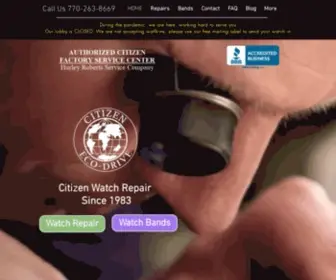 Hurleyrobertsservice.com(BBB A+ We are your Authorized Citizen Watch Factory Service Center. Hurley Roberts Service) Screenshot