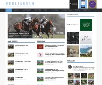 Hurlinghampolo.com(Hurlingham Polo Club) Screenshot