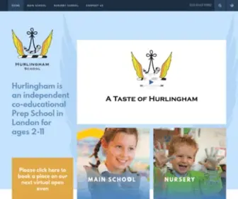 Hurlinghamschool.co.uk(Prep School and Nursery in London) Screenshot