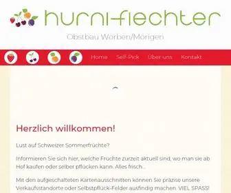 Hurni-Fiechter.ch(Willkommen) Screenshot