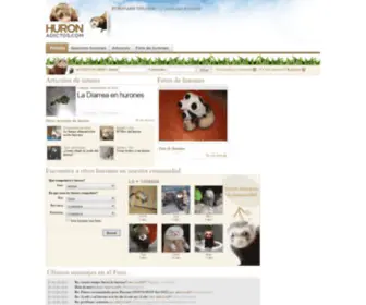 Huronadictos.com(Portal de hurones) Screenshot