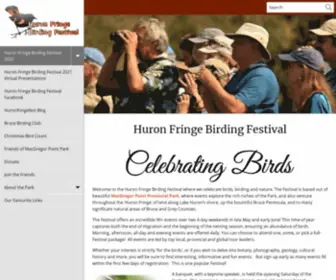 Huronfringebirdingfestival.ca(Huron Fringe Birding Festival) Screenshot