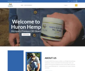 Huronhemp.com(Huron Hemp) Screenshot