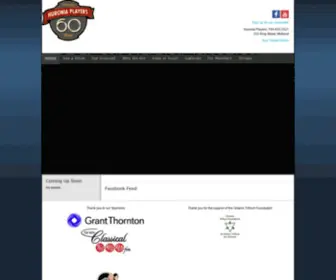 Huroniaplayers.ca(Huronia Players) Screenshot