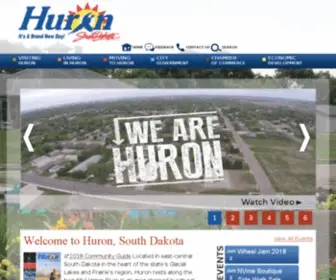 Huronsd.com(City of Huron) Screenshot