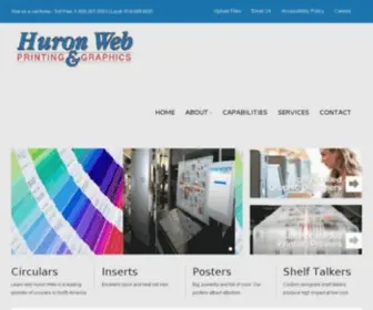 Huronweb.net(Huron Web Print &amp; Graphics) Screenshot