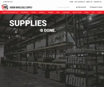 Huronwholesale.com(Huron Wholesale Supply) Screenshot