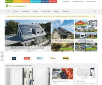 Hurra-Wir-Bauen.de(Das Portal für Bauherren und Renovierer) Screenshot