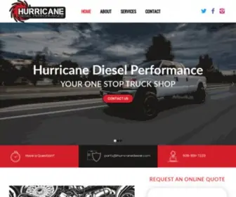 Hurricanediesel.com(Hurricane Diesel Performance) Screenshot