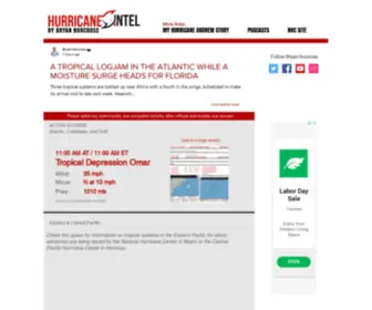 Hurricaneintel.com(Hurricane Advisories) Screenshot