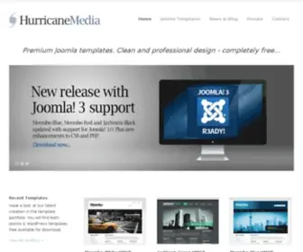 Hurricanemedia.net(Free Joomla Templates by Hurricane Media) Screenshot