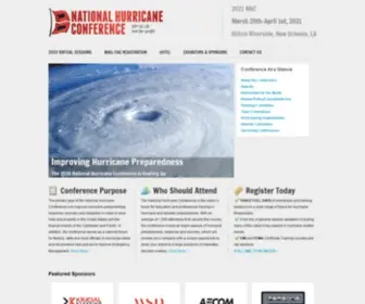 Hurricanemeeting.com(2021 National Hurricane Conference) Screenshot