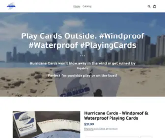 Hurricaneplayingcards.com(Hurricane Cards) Screenshot