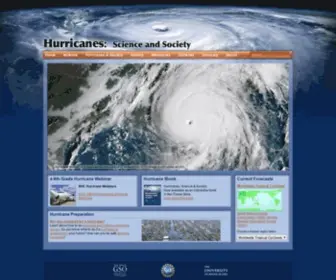 Hurricanescience.org(Hurricanes) Screenshot