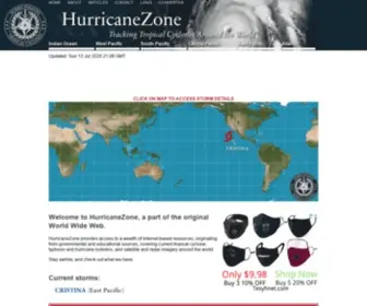 Hurricanezone.net(Watching the Hurricane Zone) Screenshot