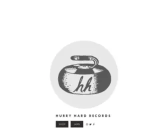 Hurryhardrecords.com(Hurry Hard Records) Screenshot