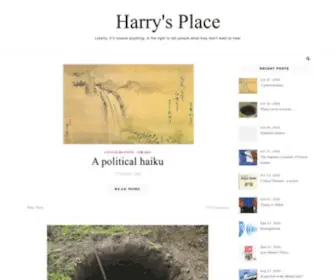 Hurryupharry.org(Harry's Place) Screenshot