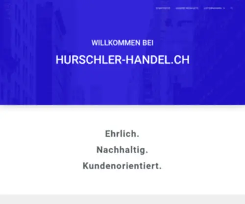 Hurschler-Handel.ch(Hurschler Handel) Screenshot