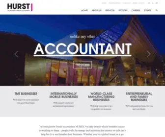 Hurst.co.uk(Chartered Accountants in Manchester) Screenshot