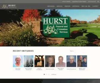 Hurstfh.com(Hurst Funeral Home) Screenshot