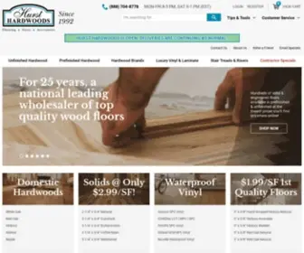 Hursthardwoods.com(Hardwood Flooring) Screenshot
