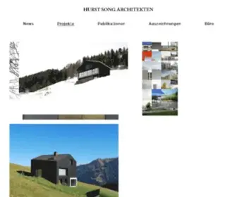 Hurstsong.ch(Hurst Song Architekten) Screenshot