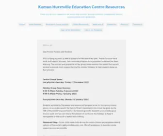 Hurstvillekumon.com(Kumon Hurstville Education Centre Resources) Screenshot